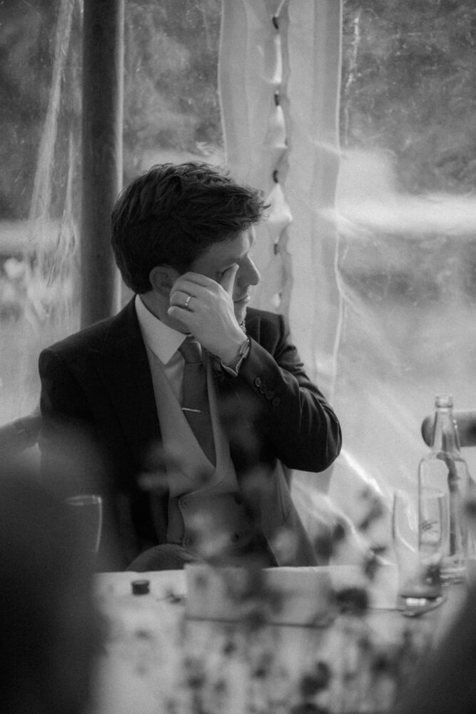 Phoebe Niall Wedding 1604 BW
